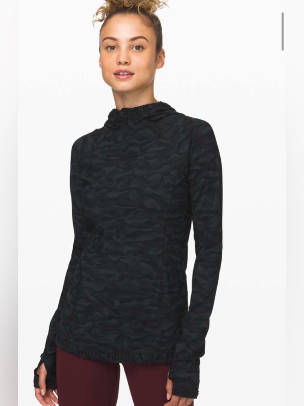 Lululemon Water Bound Hoodie Sequoia Camo Size 4